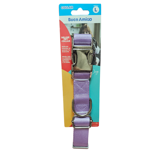 Collar Deluxe broche Metálico - L