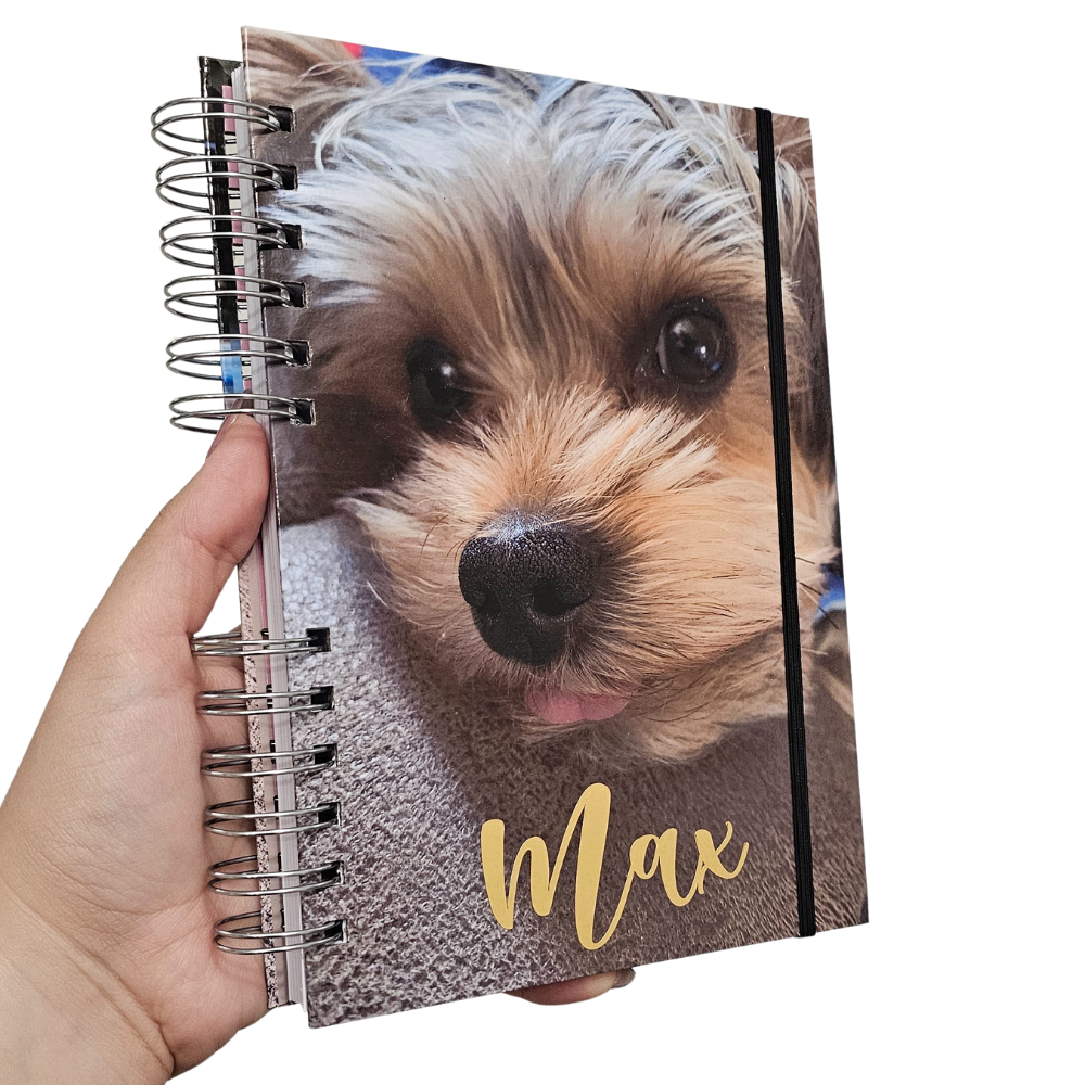 Pack Mi Peludit@ y Yo – Cuaderno + Carnet Veterinario Personalizados