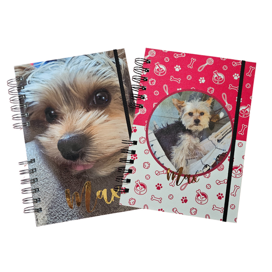 Pack Mi Peludit@ y Yo – Cuaderno + Carnet Veterinario Personalizados